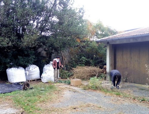 chantier participatif du 17 octobre matin