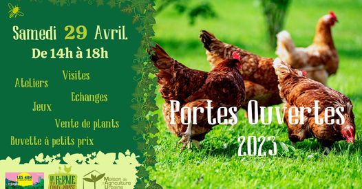 Portes ouvertes du 29 avril 2023